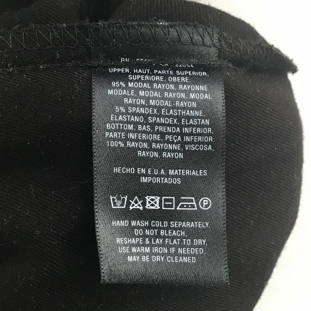 Athleta Black Cropped Skirted Leggings Sz. S - Picture 5 of 7